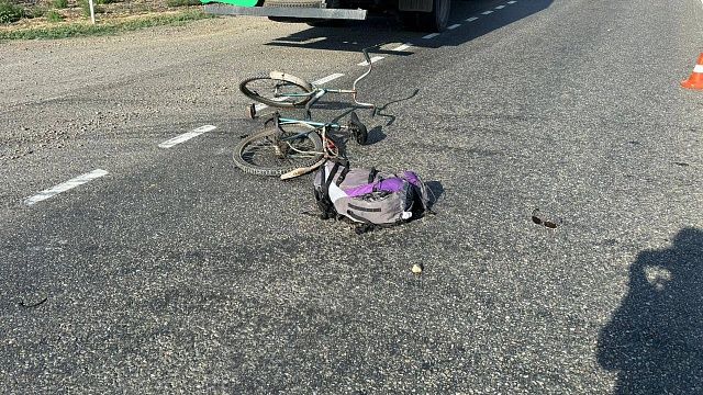 В Калининском районе Кубани сбили велосипедиста