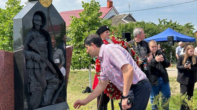 Мемориал в честь участников СВО открыли в Краснодаре