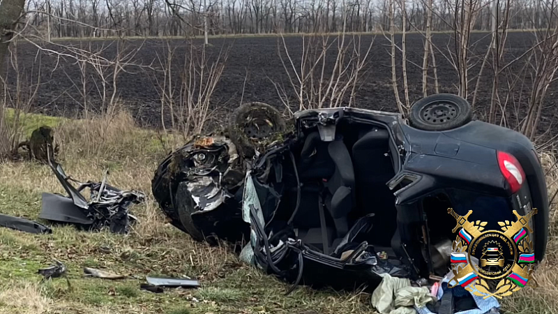 Погиб пассажир перевернувшегося авто в Новокубанском районе