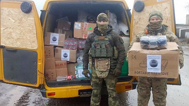 За неделю кубанские казаки доставили в зону спецоперации более 60 тонн гуманитарной помощи