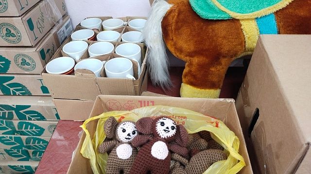 Гуманитарную помощь для детей Мелитополя собирают в Краснодаре. Фото: администрация Карасунского округа