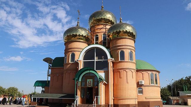 Митрополит Григорий освятил храм святого Илии Муромского на улице Круговой в Краснодаре