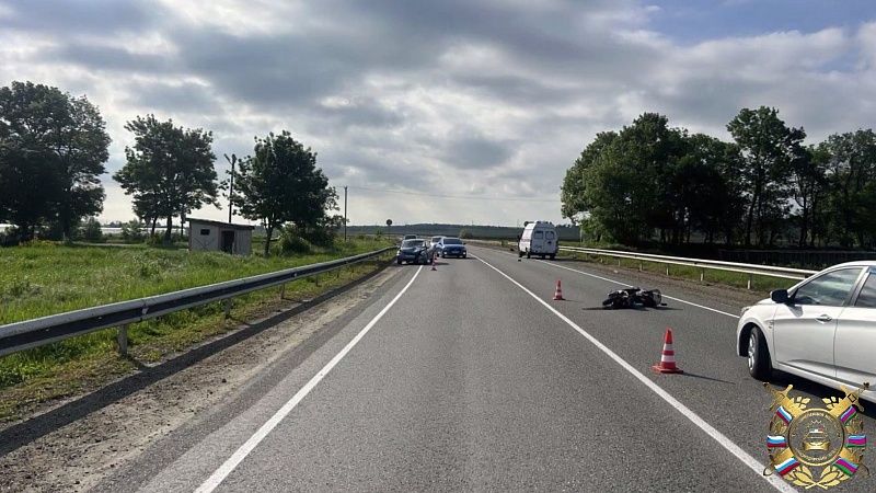 Мотоциклист погиб в ДТП на трассе А-289 в Темрюкском районе