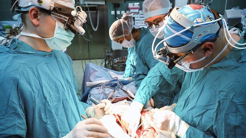 Сложную операцию на сердце провели в Центре грудной хирургии Кубани 