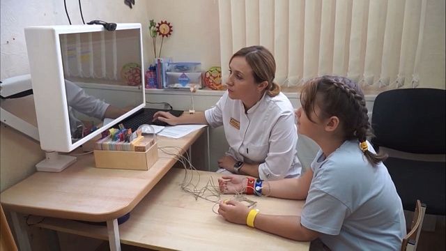 В Детском реабилитационном центре Кубани начали использовать уникальное оборудование. Фото: телеканал «Краснодар»