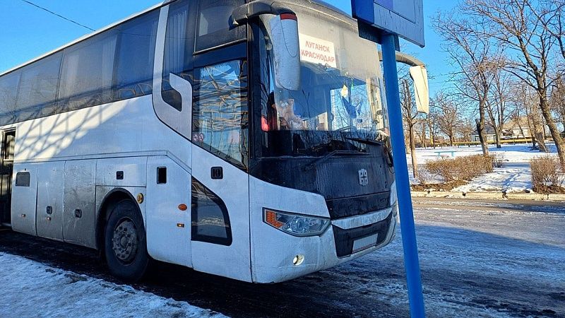 «Росавтотранс» запустил ежедневный пассажирский автобус Краснодар – Луганск 