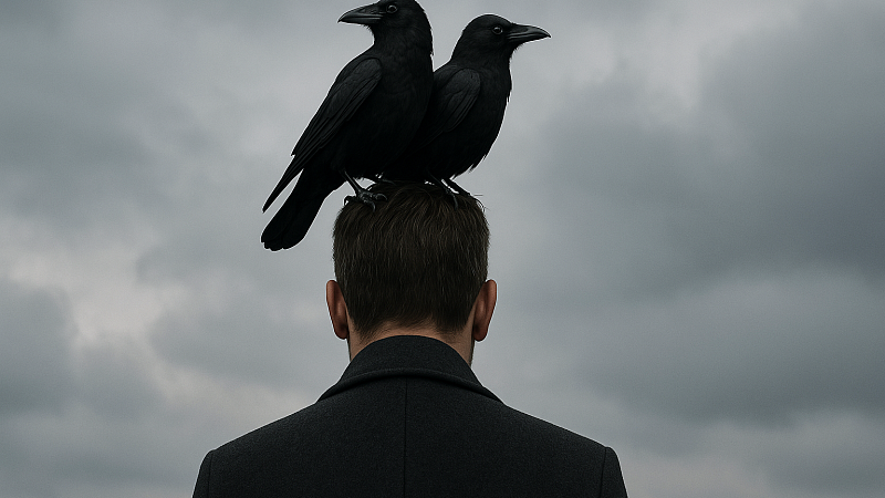 Махавшего воронам мужчину задержали у резиденции Путина 