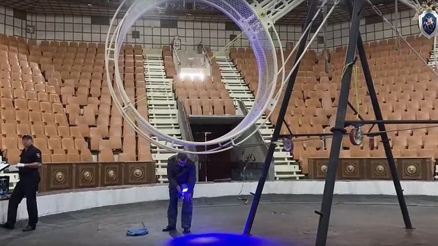 СК опубликовал видео с места гибели гимнастки в цирке Магнитогорска