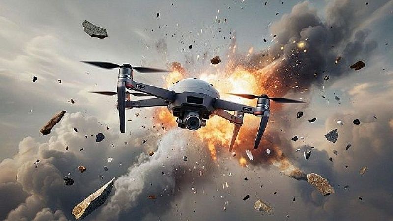 С помощью ножниц уничтожили украинский дрон солдаты из России в зоне СВО