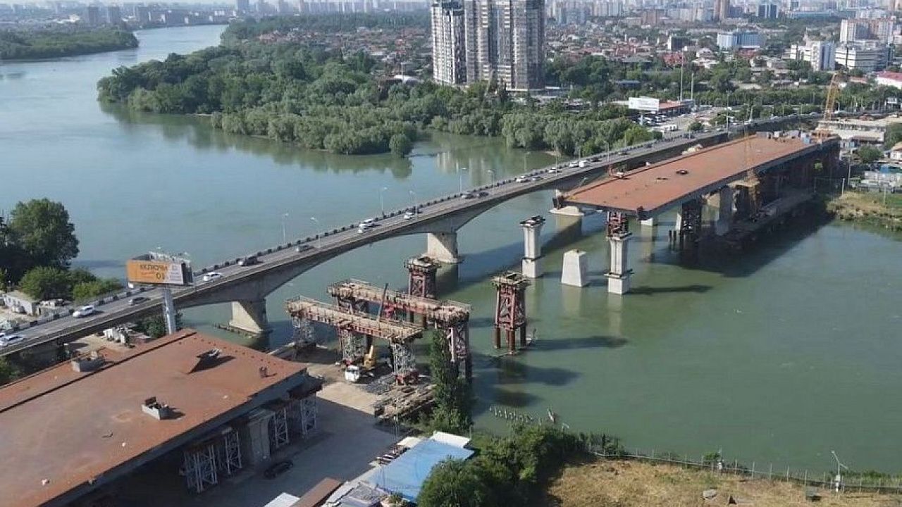 Губернатор Кубани: Яблоновский мост возводят круглосуточно Фото: пресс-служба администрации Краснодарского края