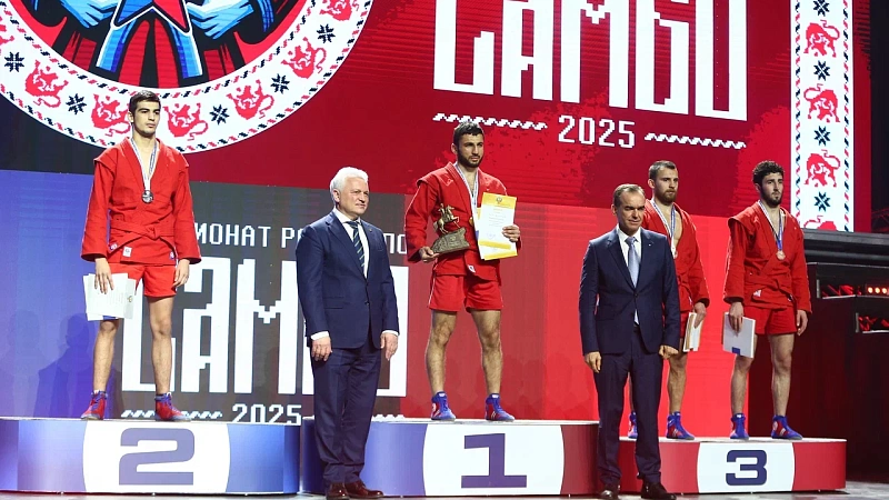 Финал чемпионата России по самбо прошел 7 марта в Краснодаре