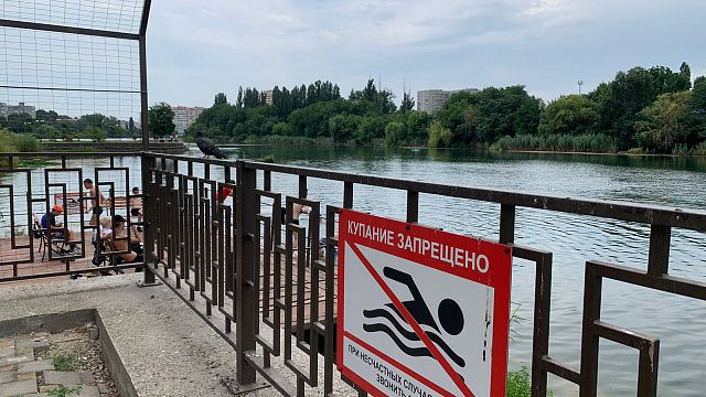 В Краснодаре установлены камеры видеонаблюдения на берегах реки Кубани. Фото: телеканал «Краснодар» 