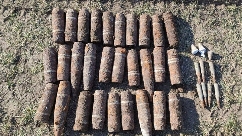 Рабочие обнаружили 36 артиллерийских снарядов на стройплощадке в Анапе