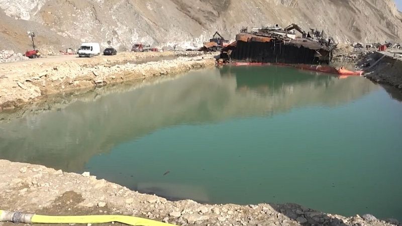 На берег вытащили ещё 7 метров кормы танкера «Волгонефть-239» 