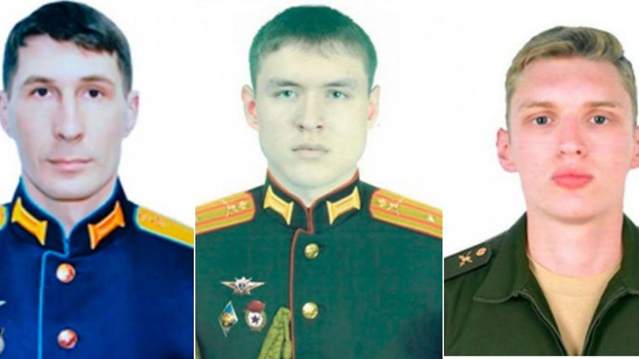 Ян Бирченко, Владислав Никифоров и Андрей Саврасов. Фото: Министерство обороны РФ