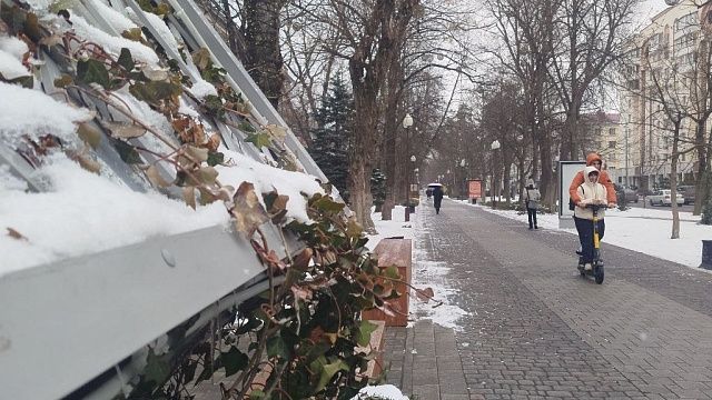 Дождь с мокрым снегом прогнозируют 13 декабря на Кубани