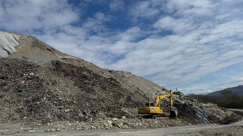 Площадь тления на полигоне ТКО сократилась до 200 «квадратов» в Новороссийске