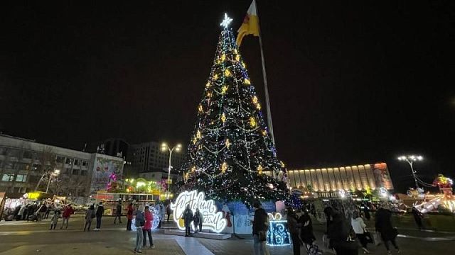 Города-побратимы поздравили жителей Краснодара с Новым годом и Рождеством Фото: Телеканал «Краснодар»
