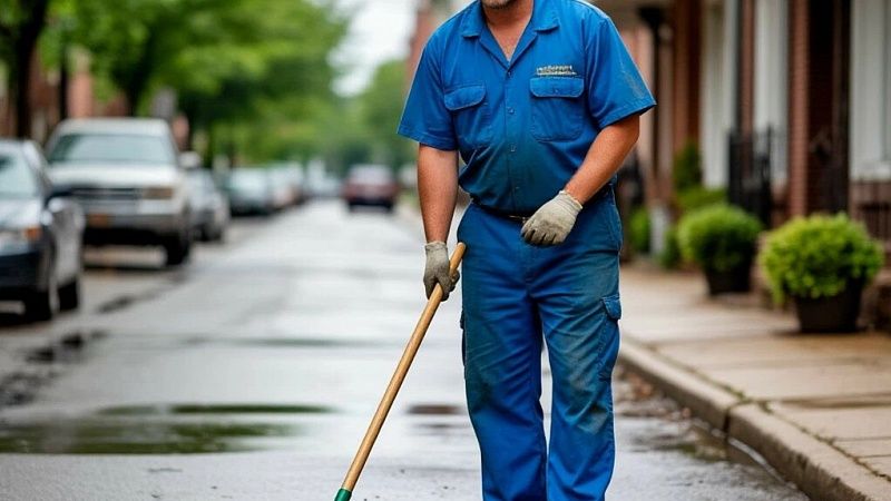 Суд взыскал 10 тысяч рублей за фотографию дворника с администрации Армавира 