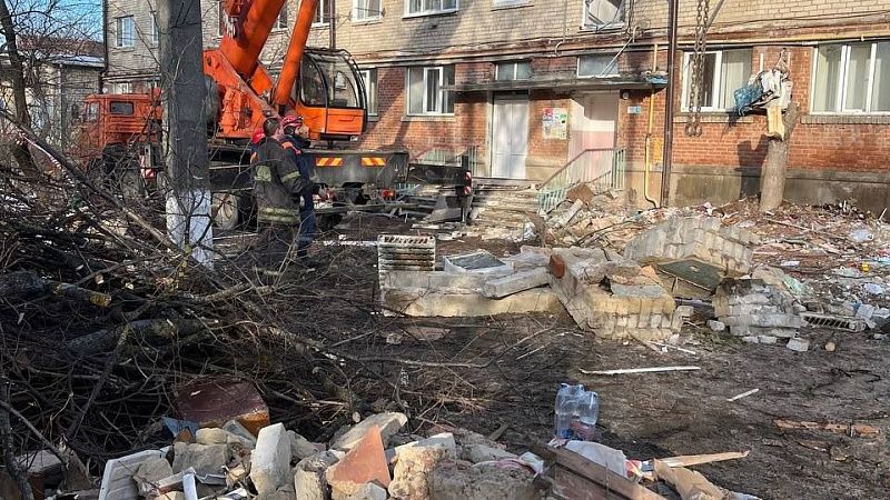 Следователи СК Кубани исследуют место взрыва газа в Белореченске