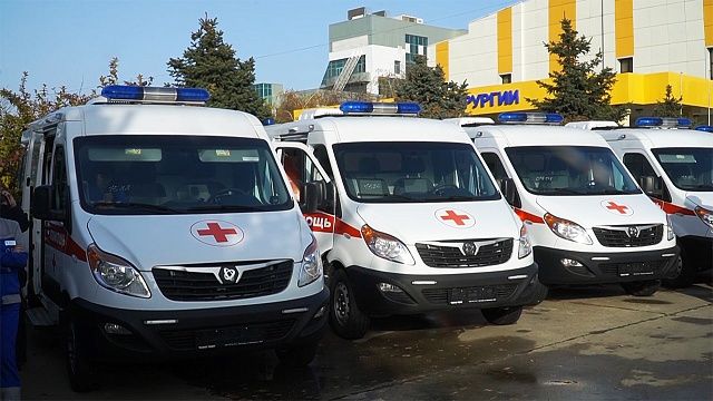 Автопарк скорой помощи Кубани пополнился новыми авто. Новости 17 ноября