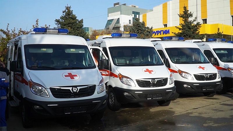 Автопарк скорой помощи Кубани пополнился новыми авто. Новости 17 ноября
