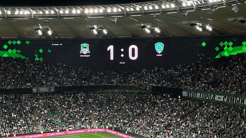 «Краснодар» открыл счет в матче с «Ахматом» в 25 туре РПЛ