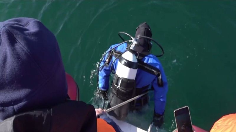 После обследования морского дна водолазы не обнаружили мазута у Анапы