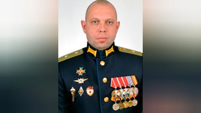 Гвардии майор Денис Черняков. Фото: Министерство обороны РФ