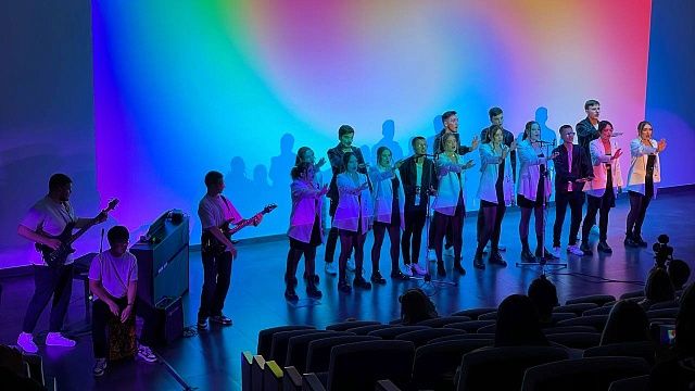 Студенты КубГМУ стали победителями хорового фестиваля «С музыкой в сердце». Фото: телеканал «Краснодар»
