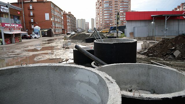 Реконструкцию улицы Домбайской в Краснодаре завершат до конца лета