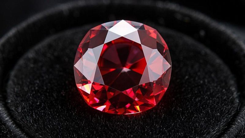 Ученые впервые исследовали редчайший красный бриллиант и раскрыли его тайны