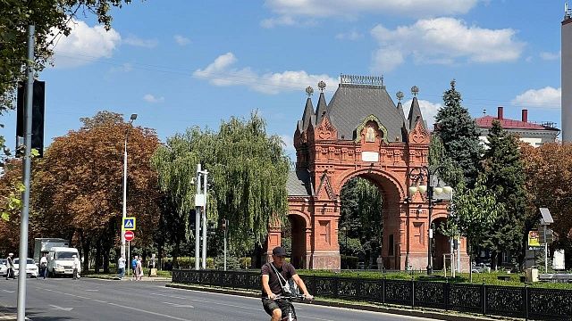 Александровская арка на улице Красной / Фото: телеканал «Краснодар»