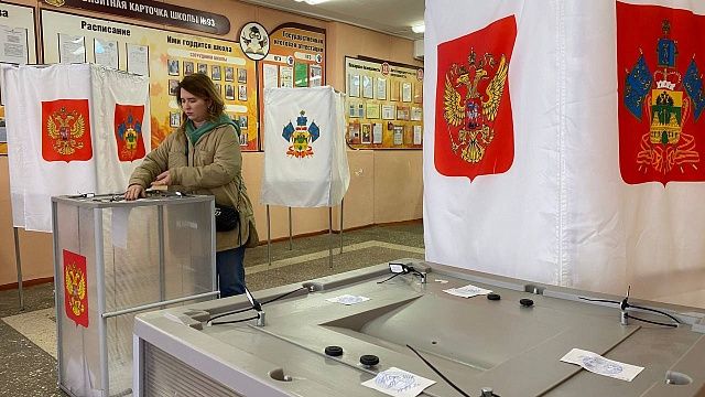 Явка избирателей в Краснодарском крае достигла 84,98%. Фото: телеканал «Краснодар»