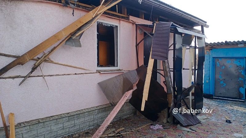 После атаки БПЛА пострадали 18 домовладений в Темрюкском районе