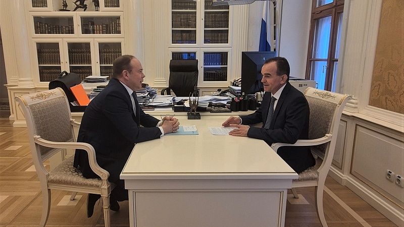 Кондратьев обсудил с Вайно развитие Кубани и выборы в Госдуму