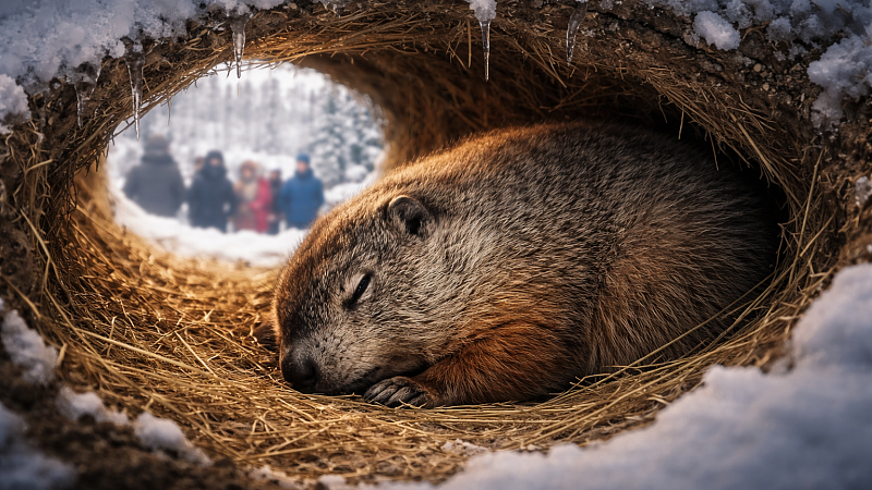 Питерский сурок Филимон предсказал затяжную зиму в России