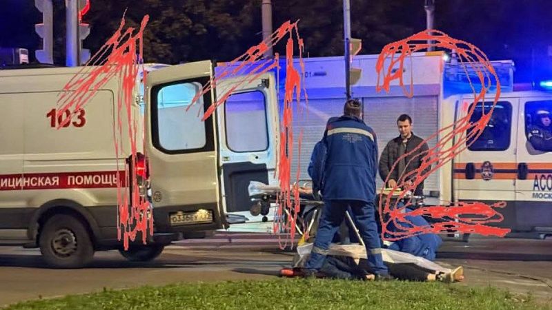 Появились кадры смертельного ДТП на Прибрежном проезде в Москве