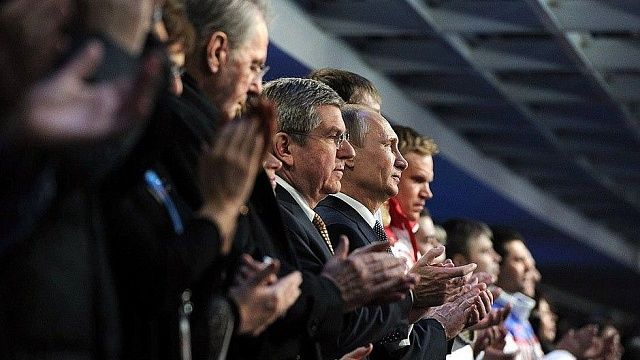 Церемония закрытия XXII Олимпийских зимних игр 2014 года. Фото: http://www.kremlin.ru/events/president/news/20329