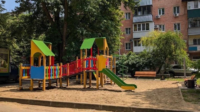 Общественные пространства благоустроили в двух округах Краснодара