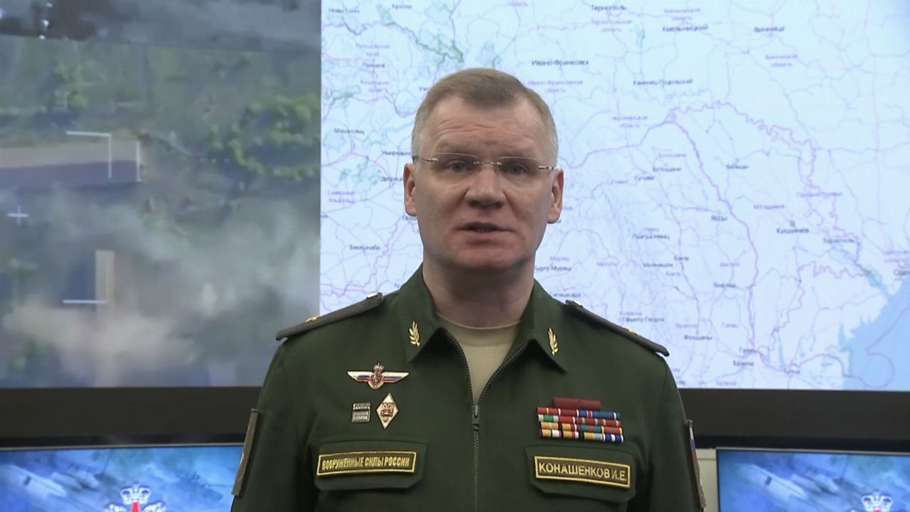 В Минобороны России рассказали о ходе специальной военной операции на территории Украины. Фото: Министерство обороны РФ