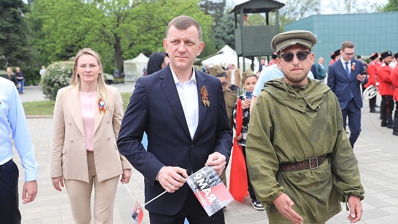 Евгений Наумов посетил «Военный городок» в Краснодаре