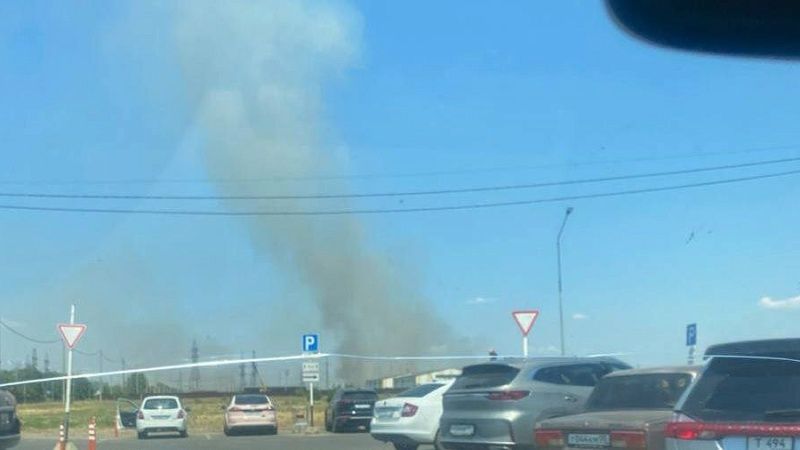 Из-за мусора выгорело 450 квадратов поля в Краснодаре