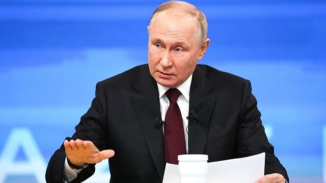 Владимир Путин заявил, что в мобилизации нет необходимости. Фото: kremlin.ru 
