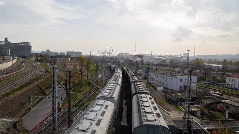 Движение по новой железнодорожной линии на СКЖД открыли в Новороссийске