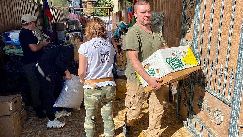Кубанцы отправили в Мариуполь 10 тонн гуманитарной помощи