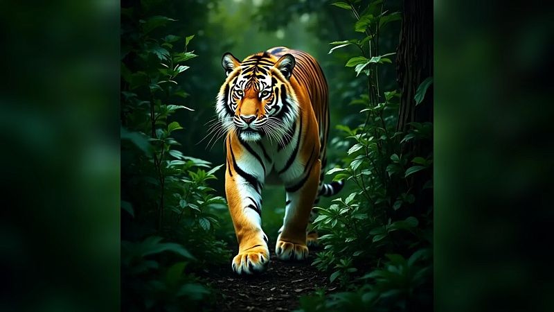 Нападение тигра на семью в зоопарке попало на видео в Китае