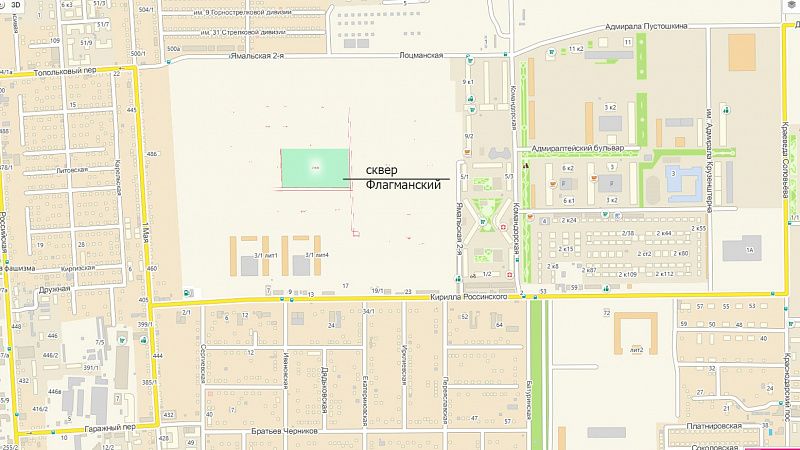В Краснодаре появился новый сквер – Флагманский