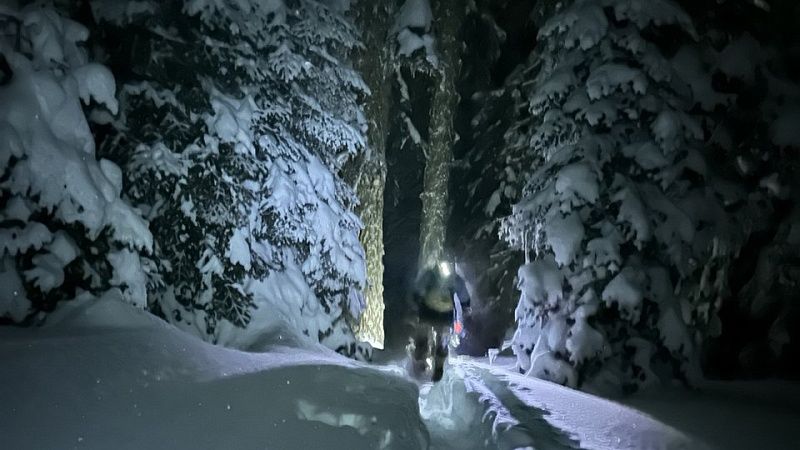 Спасатели приостановили поиски заблокированного лавиной лыжника в горах Сочи