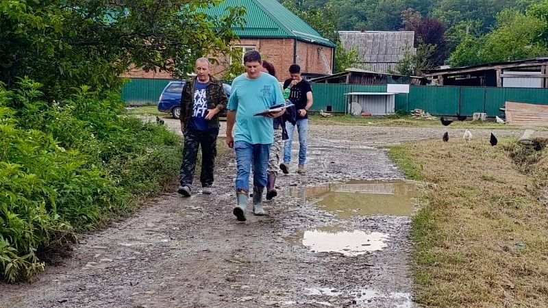 Ущерб после прошедших ливней ликвидируют в Туапсинском районе